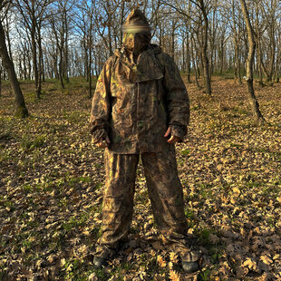 KMCS Camouflage Crafting  Suit Woodland Floor (With Balaclava)