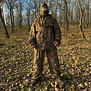 KMCS Crafting Suit Woodland Floor (With balaclava & Backpack Cover)