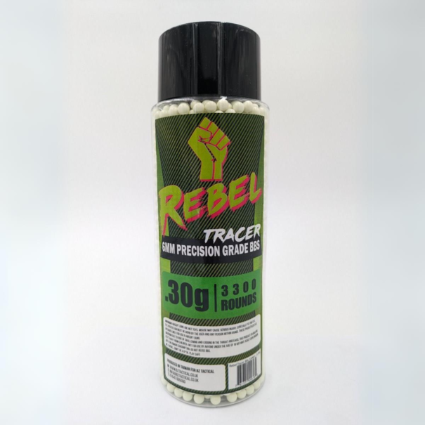 Rebel Rebel Precision 6mm BBs 3300ct Bottle - 0.30g Tracer