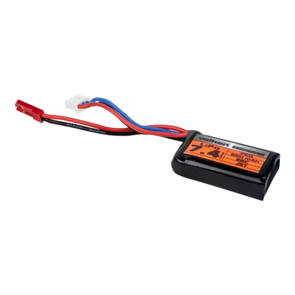 Valken LiPo HPA JST 7.4v 250mAh 25C Battery PEQ