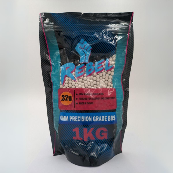 Rebel 6mm BBs 1kg Bag - 0.32g