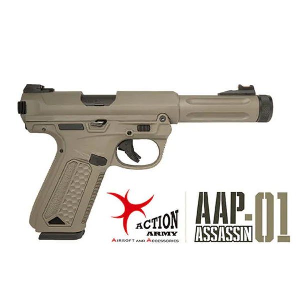 Action Army AAP-01 Assassin GBB Tan / FDE