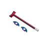 AAP01 Aluminium Guide Rod Set - Red