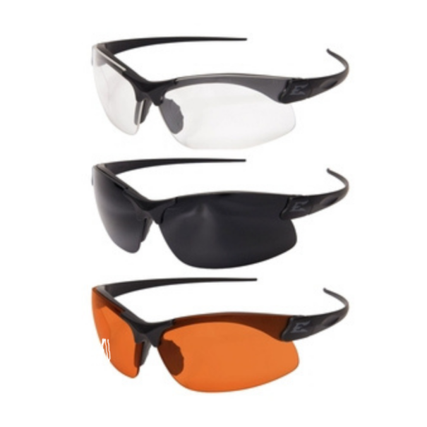 Edge Eyewear Thin Temple - 3 Lens Kit - Soft Touch Matte Black Frame