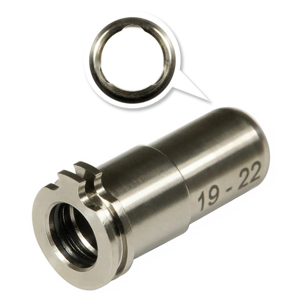 Maxx Model CNC Titanium Adjustable Air Seal Nozzle for Airsoft AEG Series