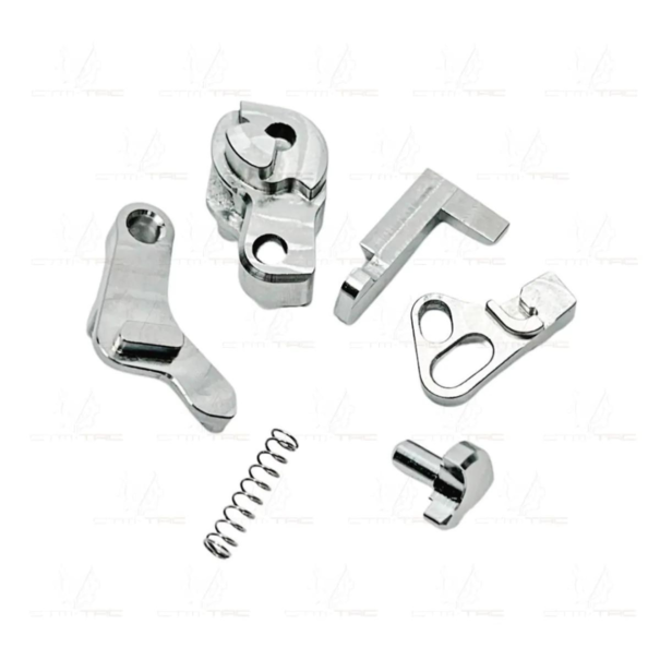 CTM Stainless Steel Hammer Set + Fire Pin Lock For Aap-01 / Aap-01c / Tokyo Marui Glock