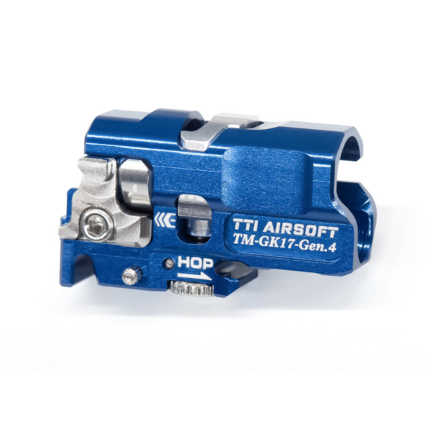 TTI Marui Spec Gen4 G17 One Piece Full CNC Tdc Hop Up Chamber-Blue
