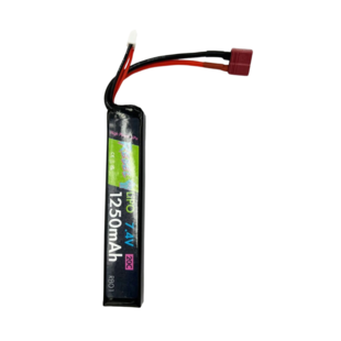 1250mAh Lipo 7.4V 20C Stick - Deans