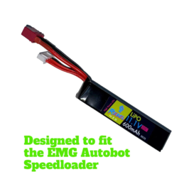 600mAh Lipo 11.1V (PDW) - Deans (fits the EMG Autobot)