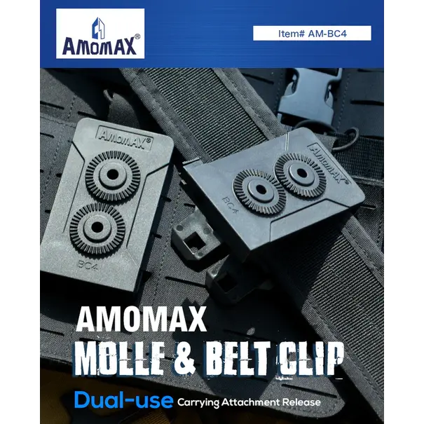 Amomax Molle And Belt Clip Mount