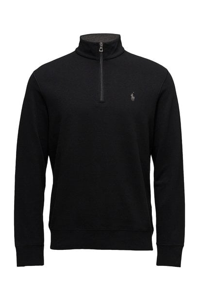 ralph lauren black half zip