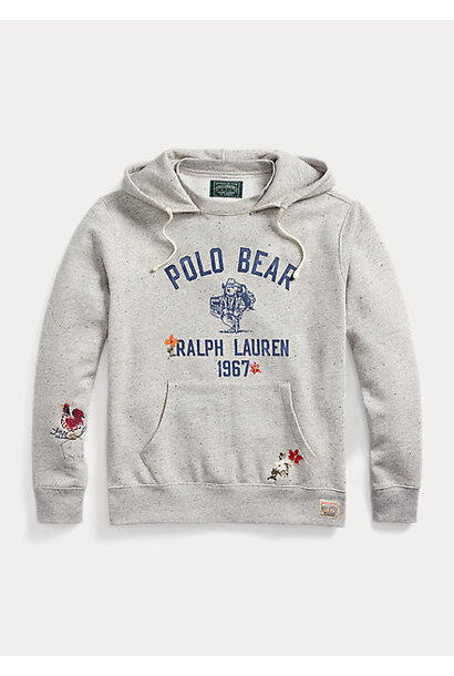 Polo bear fleece hoodie