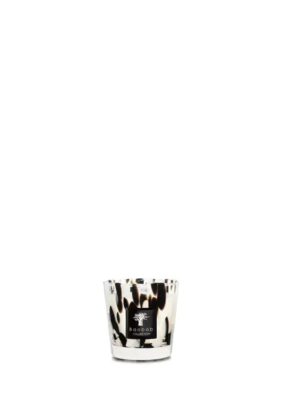 Kaars Pearls Black 8 cm