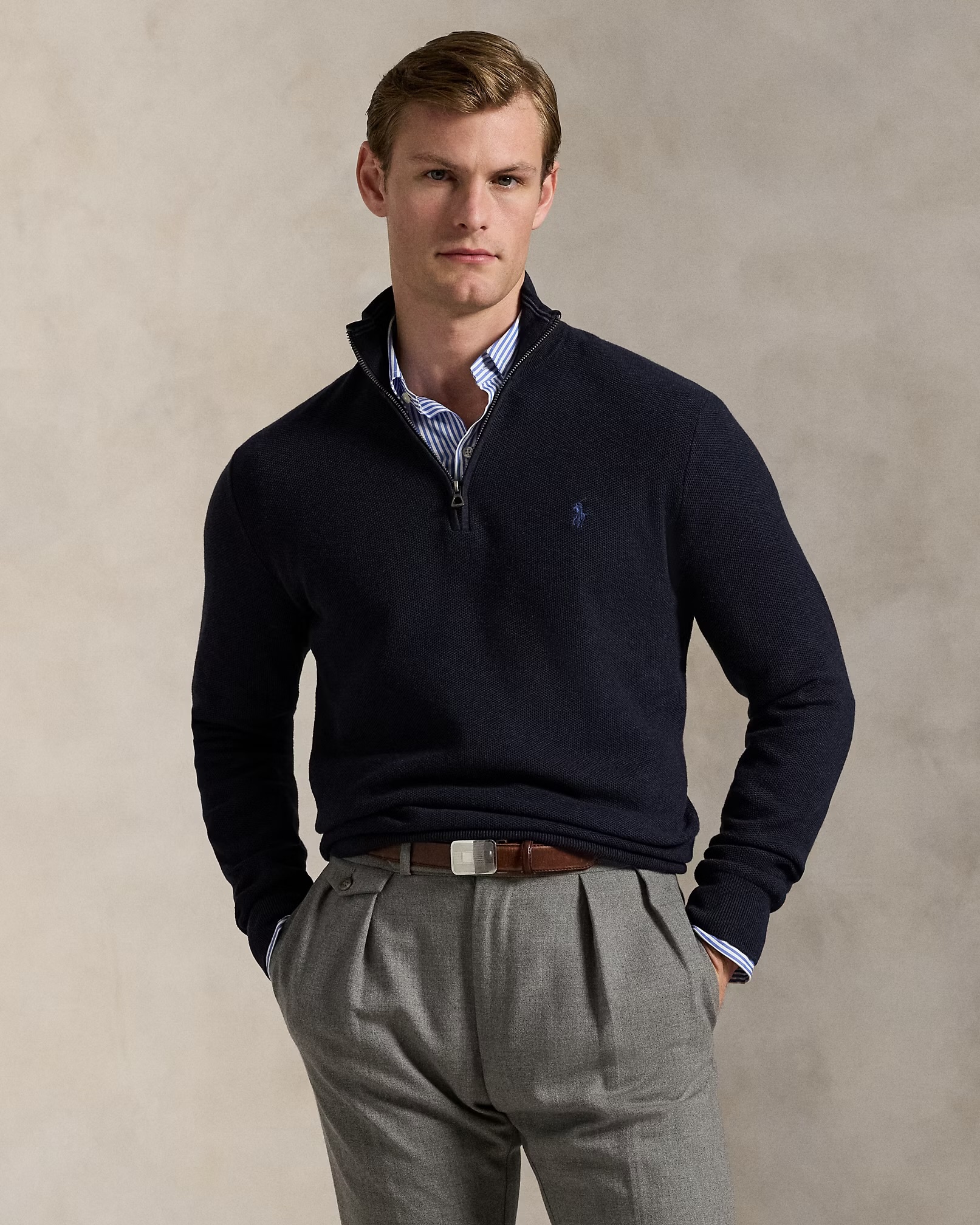 Quarter-zip pullover-2