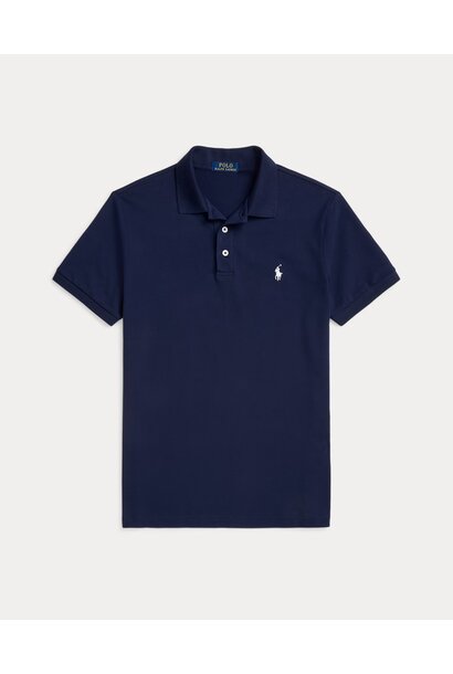 Custom slim fit stretch polo