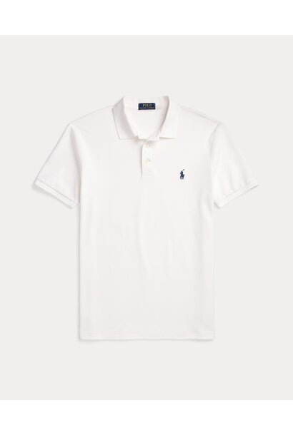 Custom slim fit stretch polo