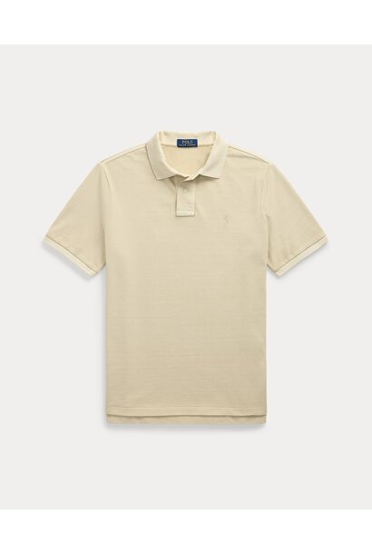 Custom slim fit mineral-dyed polo