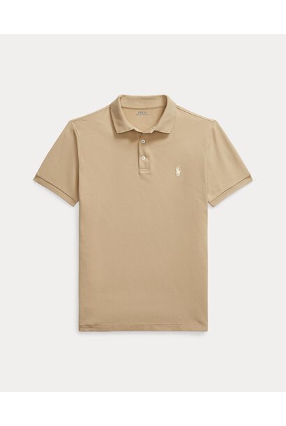 Custom slim fit stretch polo