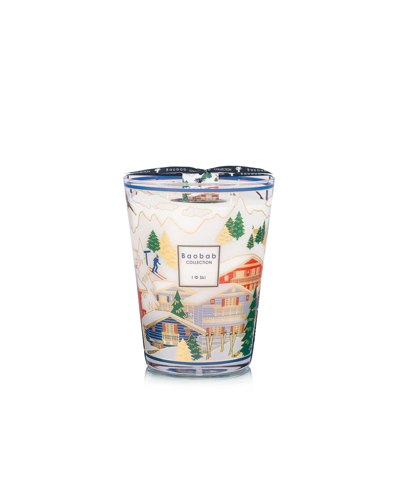 Kaars I love ski 24 cm-1