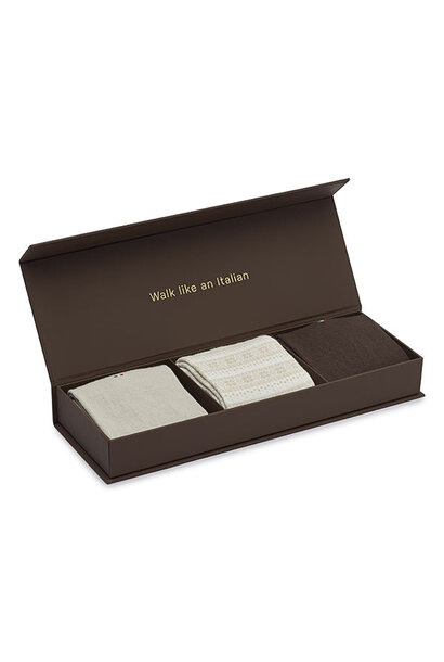 Geschenkdoos 3 paar sokken