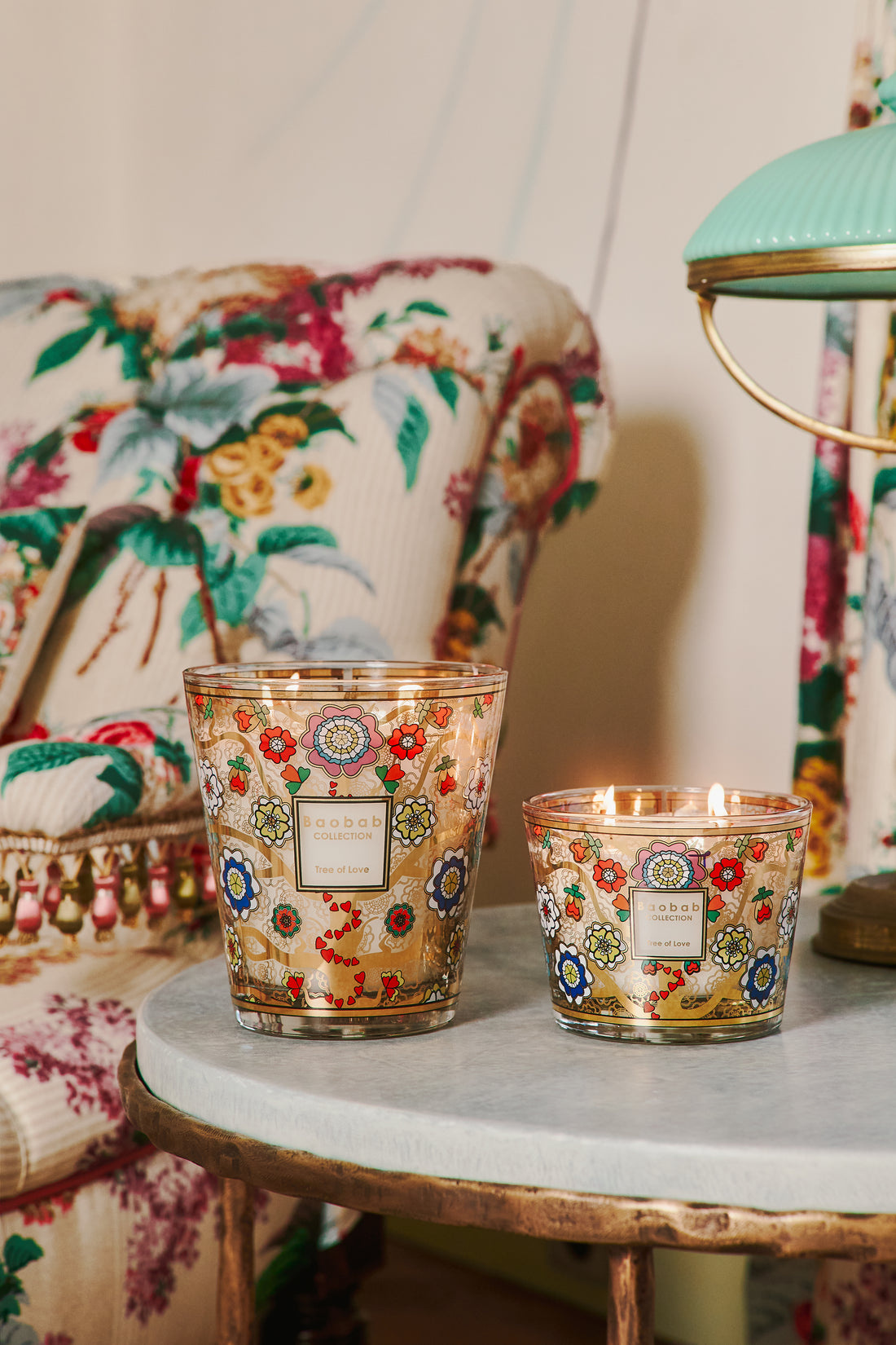 Geurkaars Tree of love 10 cm-3