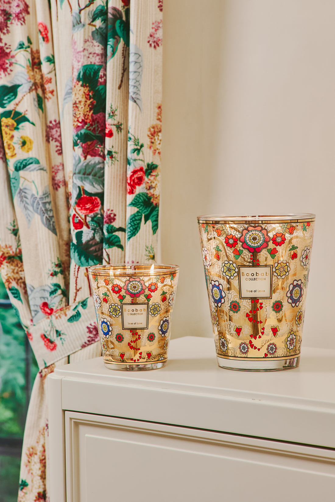 Geurkaars Tree of love 16 cm-2