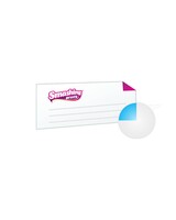 Complimentcard dubbelzijdig 1 PMS 300 grams mat natuurkarton