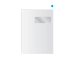 Enveloppen Bankpost EA4 Venster Rechts 1PMS