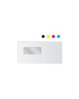 Enveloppen Bankpost EA5/6 met Venster Links Fullcolor