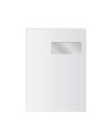 Enveloppen Bankpost C4 met Venster 120 grams Venster Rechts enkelzijdig Blanco