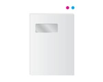 Enveloppen Bankpost C4 met Venster Links 2PMS