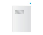 Enveloppen Bankpost C4 met Venster Links 1PMS