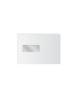 Enveloppen Bankpost C5 80 grams met Venster links Blanco