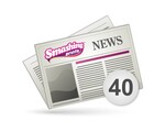 Kranten courant 40-pagina's (tabloid)