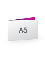 Folder Light A5 Oblong 135 grams gesatineerd mc