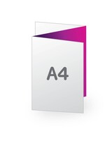 Folder Light A4 staand zigzagvouw 135 grams gesatineerd mc