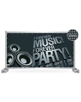 Bouwhekbanner 338x174 cm Mesh - Enkelzijdig fullcolor en ringen om de 30 cm