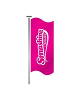 Mastvlag zonder open zoom 150x450 cm - 115 grs. Polyester vlaggendoek