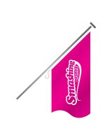 Kioskvlag 75x75x150 cm - 115 grs. Polyester vlaggendoek