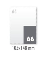 Trouwkaarten Standaard A6 300 grams Invercoat