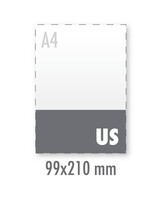 Trouwkaarten Standaard US 300 grams Invercoat