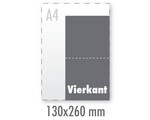 Geboortekaartjes Standaard 130x130mm - Double