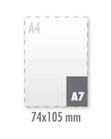 Flyer A7 170 grams silk MC A7