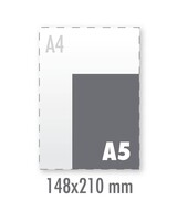 Flyer A5 135 grams Gesatineerd MC Tweezijdig Fullcolor