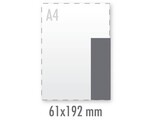 Sticker 61x192mm (indoor neon)