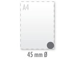 Sticker rond 45mm (indoor neon)