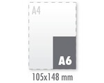 Sticker A6 (indoor zilver)