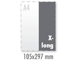 Sticker X-Long (indoor wit)