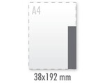 Sticker 38x192mm (indoor wit)