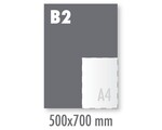 Posters Standaard B2 Fullcolor (500x700mm)
